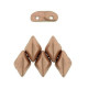 Matubo GemDuo Perlen 8x5mm Matte - Metallic bronze copper